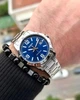 Мужские часы Casio MTP-V004D-2B синие 30 м - изображение 10