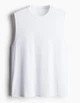 Майка H&M М0139267 (11986041) колір білий (М0139267 - 223222) - изображение 3