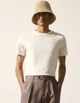 Футболка H&M М0139313 (12292159) колір бежевий S - зображення 1