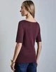 Футболка Street One Ж1125969 (322576) колір бордовий (Ж1125969 - 222950) - изображение 2
