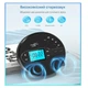 Портативний CD-плеєр CD-35 з Bluetooth 5.1, FM-трансмітером та динаміками – перезаряджуваний, з LCD-дисплеєм чорний - зображення 3