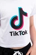 Подростковая футболка-топ Тик-Ток для девочки F-0728 фуликра 146см белая (807234146) - изображение 5
