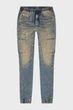 Жіночі сині джинси 2051 D-URSY JOGG Sweat jeans Diesel 26 A11869 068MB - изображение 5