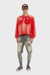 Чоловічі сірі джинсові шорти 2033 D-KROOLEY-SHORT JOGG CALZONCINI Diesel 28 A12717 068PF - зображення 2