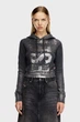 Жіноче чорне худі F-SLIMMY-HOOD-P6 Diesel S A14969 0AJEA - изображение 1