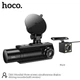 Відеореєстратор HOCO Mundial 3-screen simultaneous display driving recorder DI61 (wifi version) | 720p/480p+480p rear, 3.16" | - зображення 1