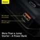 Пусковое устройство (бустер) для авто BASEUS Super Energy Air Car Jump Starter 10000mAh,Peakcurrent 1000A |1USB/1Type-C, 2.4A| - изображение 10
