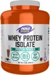 Ізолят сироваткового протеїну NOW Sports Whey Protein Isolate зі смаком шоколаду 2268 г - зображення 1