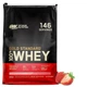 Сывороточный протеин Optimum Nutrition Gold Standard 100% Whey клубника 4540 г - изображение 1