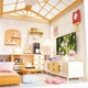 Конструктор Mini House румбокс серии Интерьер – Гостиная (свет) (8006) Mini House 8006 1040486 - изображение 6