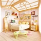 Конструктор Mini House румбокс серии Интерьер – Спальня (свет) (8004) Mini House 8004 1040491 - изображение 5