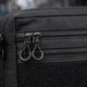 Сумка месенджер (через плече) (Cordura 600D) з липучками на патчі (патч-панель) чорна (94893784920809) - зображення 7