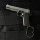 Сувенірний Пістолет COLT 1911 CLASSIC сірий, розбірний брелок з металу 1:3 фіджет - зображення 1
