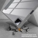 Чехол для планшета BeCover Soft Edge TPU для Xiaomi Pad 8/8 Pro 11.2" с креплением для стилуса Gray (BC_715550) - изображение 6