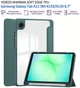Чехол для планшета Samsung Galaxy Tab A11 SM-X133/X135 8.7" BeCover Soft Edge TPU с креплением для стилуса Dark Green (BC_715559) - изображение 3