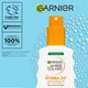 Солнцезащитный водостойкий спрей Garnier Ambre Solaire Hydra 24h Protect High Spray SPF 50 Увлажнение 24 часа 150 мл (3600542624695) - изображение 10