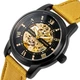 Чоловічий механічний годинник Winner Triumph Sahara Gold - зображення 1