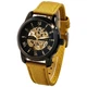Чоловічий механічний годинник Winner Triumph Sahara Gold - зображення 2