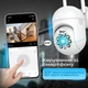 Набор 2 шт уличная поворотная WI-FI IP-камера видеонаблюдения IP WiFi A11 3 Мп V720 с удаленным доступом (3650-1) - изображение 6