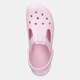 Подростковые кроксы-сабо для девочки Crocs Classic Mary Jane Clog K Chk 210615-6ZW 36-37 (J4) Pink (198445114304) - изображение 4