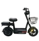 Електроскутер Crosser Mini LFP 450W 48V 15Ah, LiFePO4 акумулятор, до 50 км пробіг, електровелосипед 2 місця Чорний - зображення 2