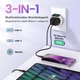 Зарядное устройство TOPADRE 3-в-1 20 Вт с разъемом USB-C и кабелем длиной 1 м для Apple Watch, быстрая зарядка PD 3.0 - изображение 4
