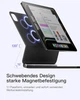 Клавіатура з тачпадом Inateck KB09121 підсвіткою і дисплеєм для iPad Pro 11" / Air 11" M4/M3/M2 англ розкладка чорна - зображення 5
