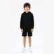 Черный костюм на флисе для подростков худи и шорты Hype kids 134-140 см (9-10Y) - изображение 1