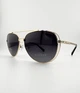 Солнцезащитные Очки THOM RICHARD TR9021 Col.19-G7 Polarized в Золотой Оправе, Очки Авиаторы с Поляризацией Черные - изображение 4