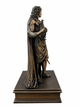DKA-MT-Apollon-A01 Antique Bronze висота 24 вага 1513 УКРАЇНСЬКА ВЕРСІЯ Назва: Статуетка Аполлон бронзова антична — колекційна скульптура, 24 см Декоративна статуетка Аполлона в античному стилі Ця витончена декоративна статуетка зображає Аполлона - изображение 4