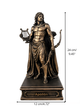 DKA-MT-Apollon-A01 Antique Bronze висота 24 вага 1513 УКРАЇНСЬКА ВЕРСІЯ Назва: Статуетка Аполлон бронзова антична — колекційна скульптура, 24 см Декоративна статуетка Аполлона в античному стилі Ця витончена декоративна статуетка зображає Аполлона - изображение 6