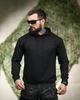 Худі мілітарі Trenash Only Guns чорне двошарове з принтом DTF не зносостійке L - зображення 2