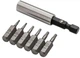 Набор бит Benchmade Knifesmith Bit Set для складных ножей Torx T6 T8 T10 магнитный кейс-клипса - изображение 3