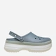 Женские кроксы Crocs Classic Frosted Stacked Clog Con 212567-0Z3 37-38 (M5/W7) 23 см Grey (198445370694) - изображение 1
