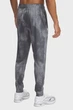 Чоловічі світло-сірі спортивні штани UA Rival Terry AOP Jogger Q1 Under Armour 3XL 1390143-025 - изображение 3