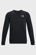Чоловічий чорний світшот UA Essential Fleece Crew Under Armour XL 1374250-001 - изображение 5