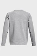 Чоловічий сірий світшот UA Unstoppable Flc Crew Under Armour M 1381688-011 - зображення 6