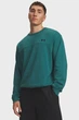 Чоловічий зелений світшот UA Rival LW Crew Under Armour S 6009347-338 - зображення 1