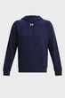 Чоловічий темно-синій худий UA Rival Fleece Hoodie Under Armour L 1379757-410 - зображення 5