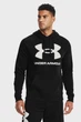 Чоловіче чорне худі UA Rival Fleece Big Logo HD Under Armour XL 1357093-001 - изображение 1