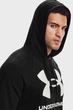 Чоловіче чорне худі UA Rival Fleece Big Logo HD Under Armour XL 1357093-001 - изображение 4