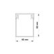 Короб перфорированный 65x65мм 2 пог.м ПВХ серый [s13033015] E.NEXT e.trunking.perf.stand.65.65 - изображение 2