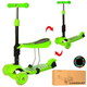 Детский самокат с сиденьем Best Scooter 3в1 зеленый - изображение 3