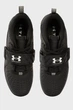 Чорні шкіряні кросівки UA Reign Lifter Under Armour 44,5 3023735-001 - изображение 4