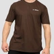 Спортивная мужская футболка GymBeam Basic T-shirt Chocolate brown XL - изображение 3