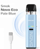 Многоразовая pod-система Smok Novo Eco Pale Blue электронная сигарета 1000 мАч под система с сменным картриджем смок ново эко до 30 Вт синяя - изображение 1