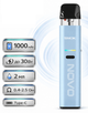 Многоразовая pod-система Smok Novo Eco Pale Blue электронная сигарета 1000 мАч под система с сменным картриджем смок ново эко до 30 Вт синяя - изображение 2