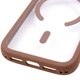 Чохол TPU+PC GETMAN Moon Clear with Magnetic Safe на Apple iPhone 17 Pro Max (6.9") Brown - зображення 5