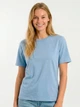 Футболка хлопковая женская ONLY 15371896 S Cashmere Blue (5715871542713) - изображение 1
