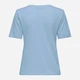 Футболка хлопковая женская ONLY 15371896 S Cashmere Blue (5715871542713) - изображение 4